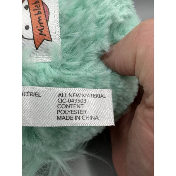 Mimbleball Round Plush 5 Inch Green Teal Stuffed Animal - Picture 4 of 6
